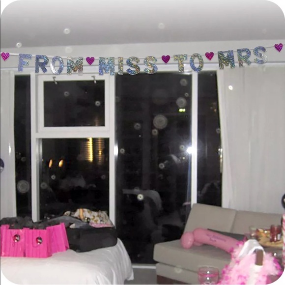 From Miss to Mrs Bachelorette Sign - Picture 3 of 3